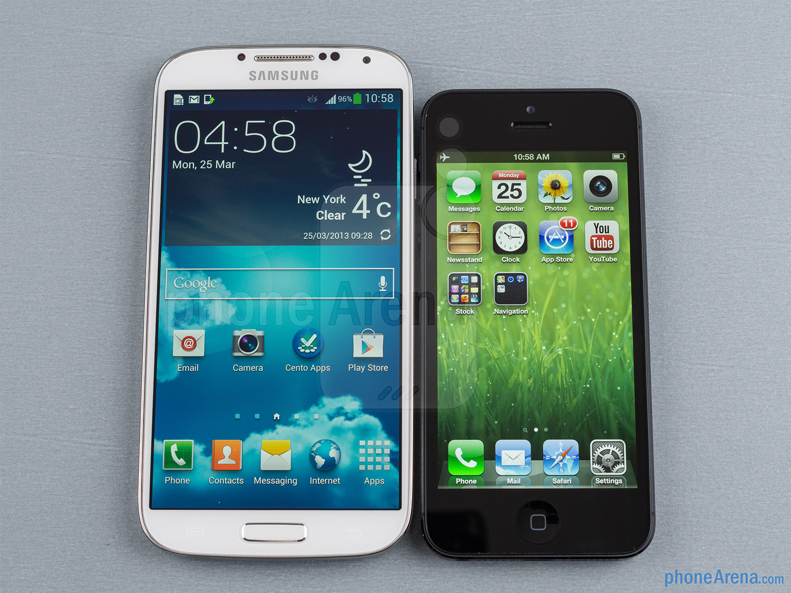 Samsung Galaxy S4 Vs iPhone 5