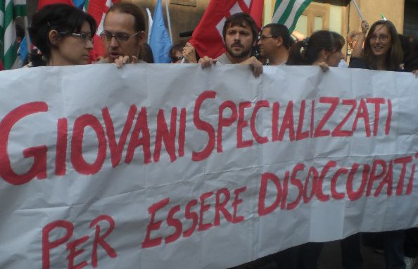 disoccupazione giovanile Letta