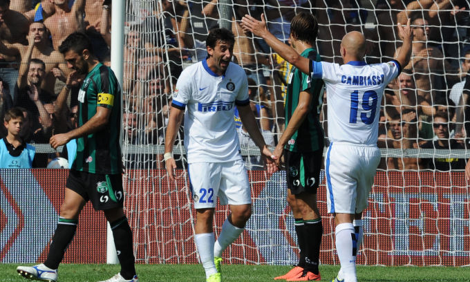 diretta Sassuolo Inter 2015