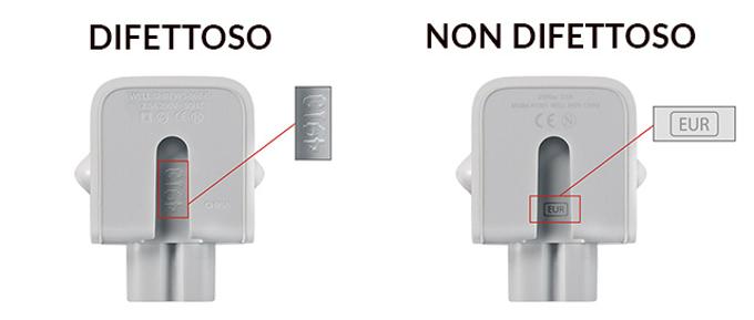 adattatore difettoso