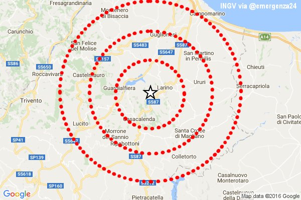 terremoto Molise oggi 9 agosto 2016